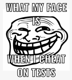Transparent Funny Clipart Jokes - Maybe Troll Face, HD Png Download, Free Download