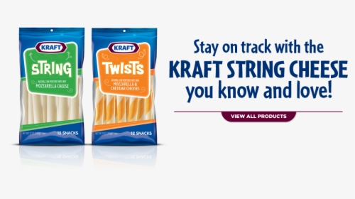 Stay On Track With The Kraft String Cheese You Know - Kraft, HD Png Download, Free Download