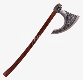 Drawn Axe Double Sword - Transparent Middle Ages Png Clipart Battle Ax Png, Png Download, Free Download