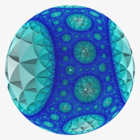 Hyperbolic Honeycomb 3 3 7 Poincare Cc - Circle, HD Png Download, Free Download