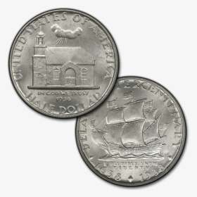1936 Delaware Silver Commemorative Half Dollar - Cash, HD Png Download, Free Download