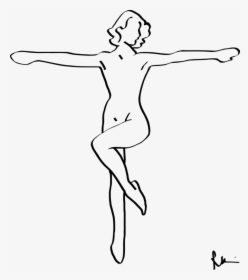 Woman Body Outline - Women Body Shape Drawing, HD Png Download, Free Download