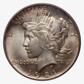 1921 Peace Dollar, HD Png Download, Free Download