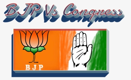 Bjp Vs Congress Png Image File - Bjp Flag, Transparent Png, Free Download