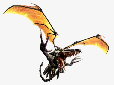 Meta Ridley - Ridley Metroid Flying, HD Png Download, Free Download