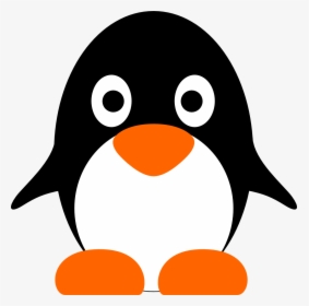 Linux Logo Png - Simple Clipart Penguin, Transparent Png, Free Download
