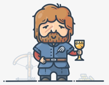 Cartoon Tyrion Lannister Drawing, HD Png Download, Free Download