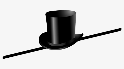 Top Hat Clipart Tall Hat - Top Hat Cane Clipart, HD Png Download, Free Download
