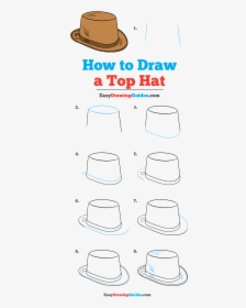 How To Draw Top Hat - Drawing, HD Png Download, Free Download