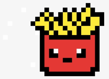 French Fries Pixel Art, HD Png Download, Free Download