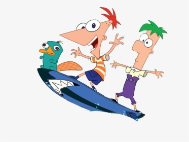 Phineas Y Ferb - Phineas And Ferb Surf Up, HD Png Download, Free Download