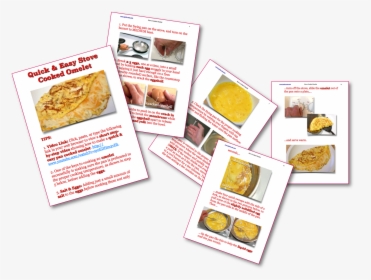 Quick & Easy Stove Cooked Omelet Picture Book Recipe - Dish, HD Png Download, Free Download