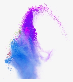Powder Smoke Vector Blue - Holi Colour Splash Png, Transparent Png, Free Download