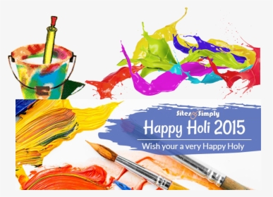 Let The Colors Of Holi Spread The Message Of Peace, - Color Ink Splash Png, Transparent Png, Free Download