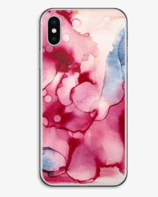 Pink Color Splash Skin Iphone X - Mobile Phone Case, HD Png Download, Free Download