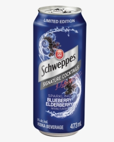 Schweppes Signature Cocktails - Schweppes Sparkling Blueberry Cocktails, HD Png Download, Free Download