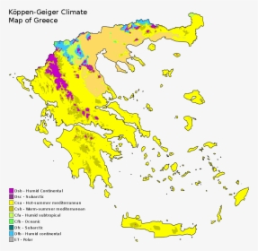 Greece Koppen Climate, HD Png Download, Free Download
