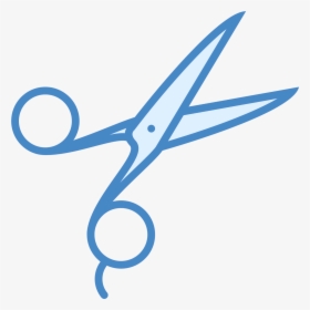 Barber Scissors Icon - Vector Png Scissor Art, Transparent Png, Free Download