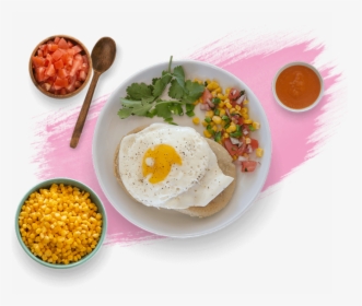 Black Bean & Sweet Corn Pupusa - Fried Egg, HD Png Download, Free Download