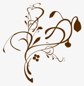 Curly Tree Svg Clip Arts - Black And White Wedding Borders, HD Png Download, Free Download