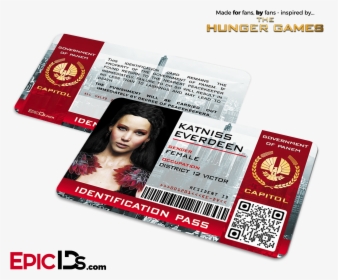 The Hunger Games Inspired Capitol Identification Card - Hufflepuff Cedric Harry Potter, HD Png Download, Free Download