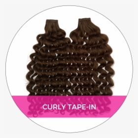Glam Seamless Curly Tape, HD Png Download, Free Download