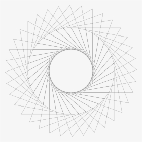 Geometric Lines Png - Circle, Transparent Png, Free Download