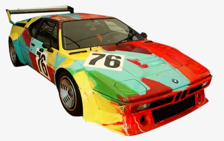 Art Ball M1 Andy Warhol Racing & Emotion Thearsenale - Andy Warhol Car Painting, HD Png Download, Free Download