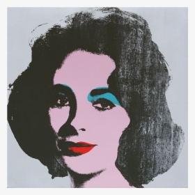 Liz Taylor Exposicion Warhol Barcelona - Elizabeth Taylor Andy Warhol Print, HD Png Download, Free Download
