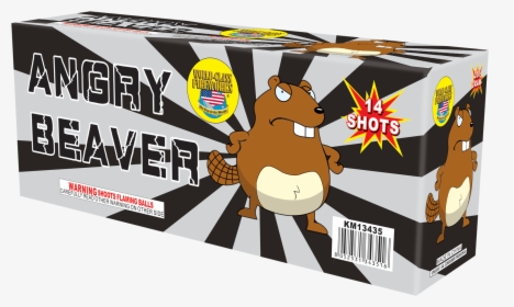 Km13435 Angry Beaver - Angry Beaver Firework, HD Png Download, Free Download