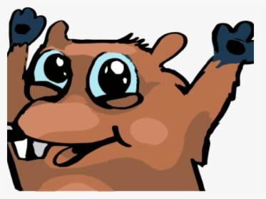 Beaver Clipart Emoji - Cartoon, HD Png Download - kindpng