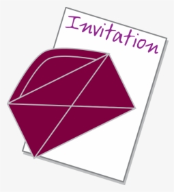 28 Collection Of Invitation Clipart - Clip Art Of Invitation Card, HD Png Download, Free Download
