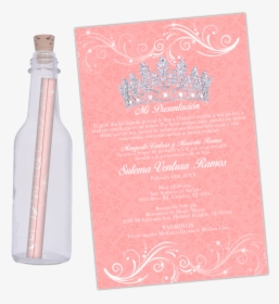 Invitaciones Quinceañera En Botellas, HD Png Download, Free Download