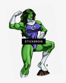 Fictional Character,green League,muscle,hero - She Hulk Png, Transparent Png, Free Download