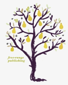 Yellow Pear Press - Pear Tree Transparent Background, HD Png Download, Free Download