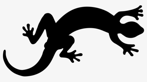 Clip Art Lizard Reptile Portable Network Graphics Openclipart - Lizard Silhouette Clip Art, HD Png Download, Free Download