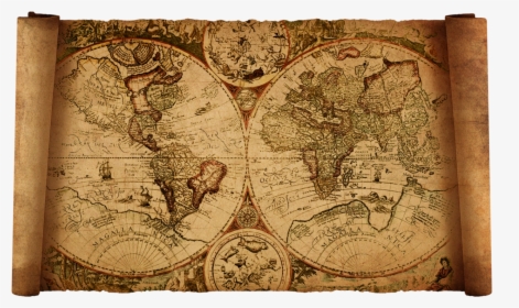 Clip Art Old Fashioned World Map - Marco Polo Old Maps, HD Png Download, Free Download