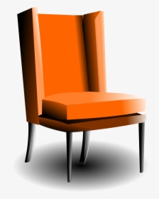Old Fashioned Armchair 555px - Kursi Png, Transparent Png, Free Download