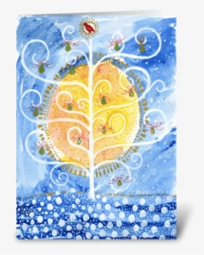 Partridge In Pear Tree Christmas Greeting Card - Greeting Card, HD Png Download, Free Download