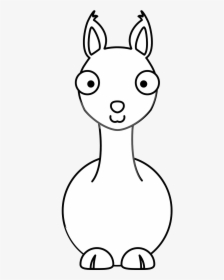 Transparent Llama Head Png - Llama Face Cartoon Png, Png Download, Free Download