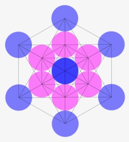 Metatron Cube Tangent Circles - Circle, HD Png Download, Free Download