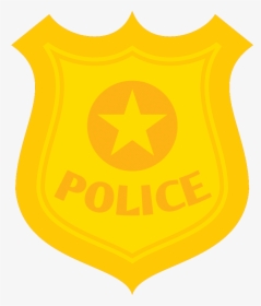 Police Officer Download Cartoon - Transparent Cartoon Police Badge, HD Png Download, Free Download