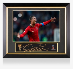 Cristiano Ronaldo Official Fifa World Cup Signed Plaque - Fifa World Cup 2018 Ronaldo, HD Png Download, Free Download