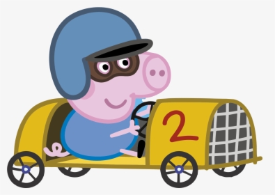 Transparent Peppa Pig George Png - Peppa Pig Georges Racing Car, Png Download, Free Download