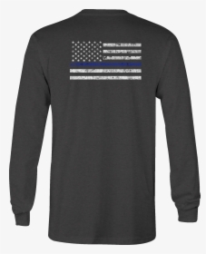 Police Long Sleeve Tshirt Thin Blue Line Flag Shirt - Troy Lee Designs Sprint Jersey 2018, HD Png Download, Free Download