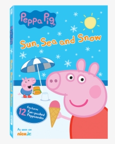 Peppa Pig Sun Sea And Snow Dvd, HD Png Download, Free Download