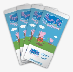 Peppa Pig Tickets - Paper, HD Png Download, Free Download