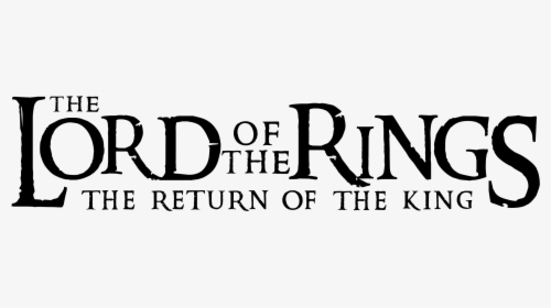 The Lord Of The Rings Logo Png Transparent - Logo Lord Of The Ring, Png Download, Free Download