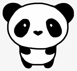 Bear Red Baby Pandas - Easy Cute Panda Drawing, HD Png Download, Free Download