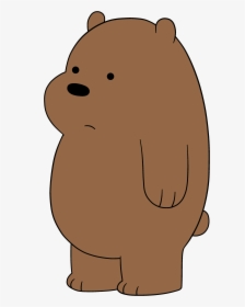 Grizzly Bear Baby Grizzly Giant Panda Cartoon Network - Gambar We Bare Bears Grizzly, HD Png Download, Free Download